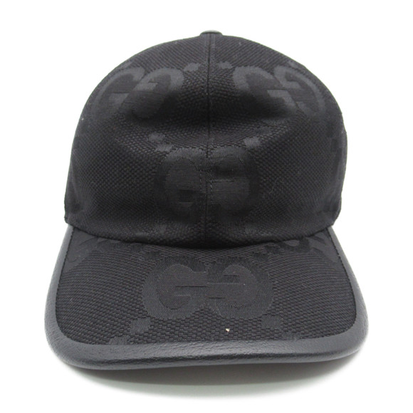 Gucci Baseball Cap Hat GG Canvas Black - Picture 1 of 6